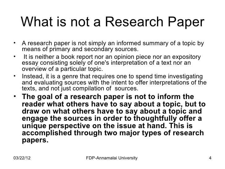 how to start writing research paper